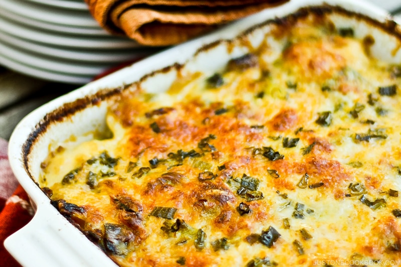 Potato leek gratin from Just One Cookbook