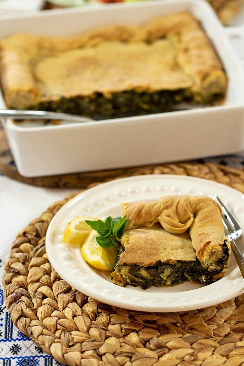 Village spinach pie from Dimitra's Dishes