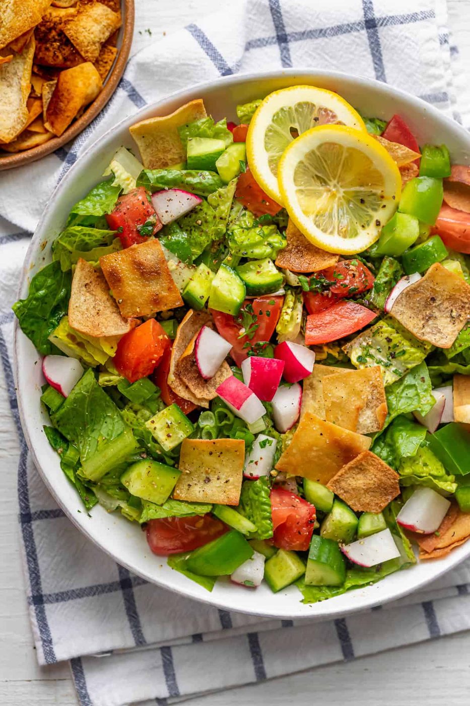 Lebanese fattoush by Feel Good Foodie
