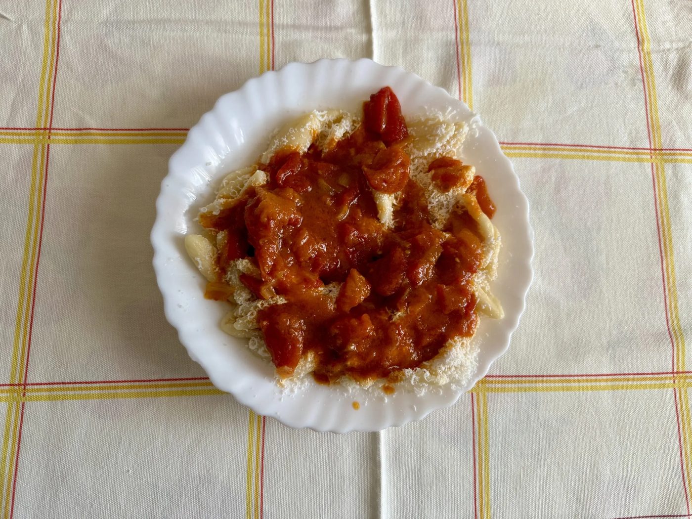 Orecchiette with tomato from Pasta Grannies