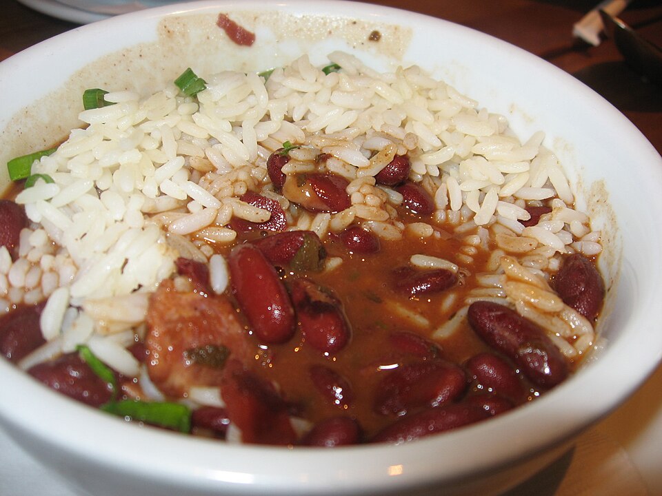 Red beans and rice, New Orleans