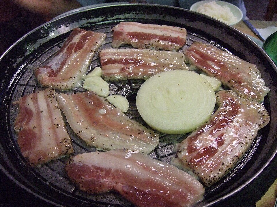 Any month in Seoul: Samgyeopsal