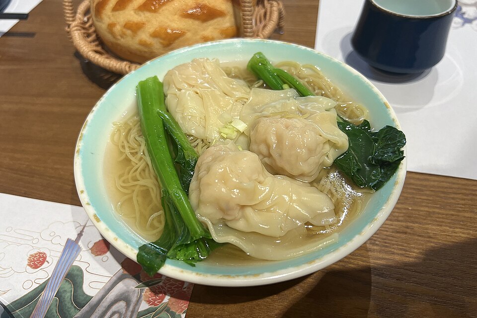 Any month in Hong Kong: Wonton noodles