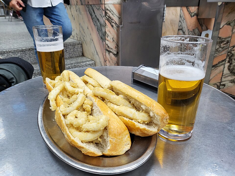 Bocadillo de calamares
