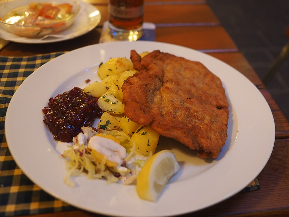 Wiener Schnitzel at restaurant Kärtner-Eck