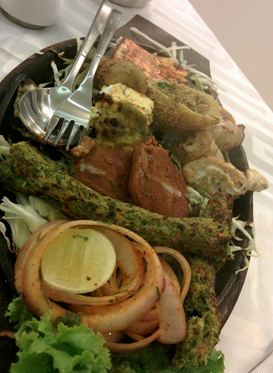 Any month in Delhi: Seekh kebab