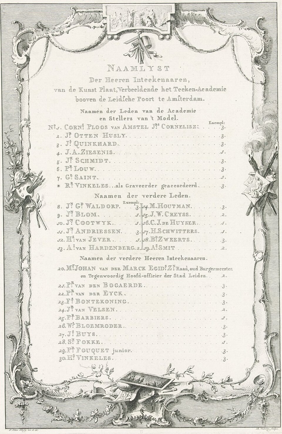 Vinkeles, Amsterdam