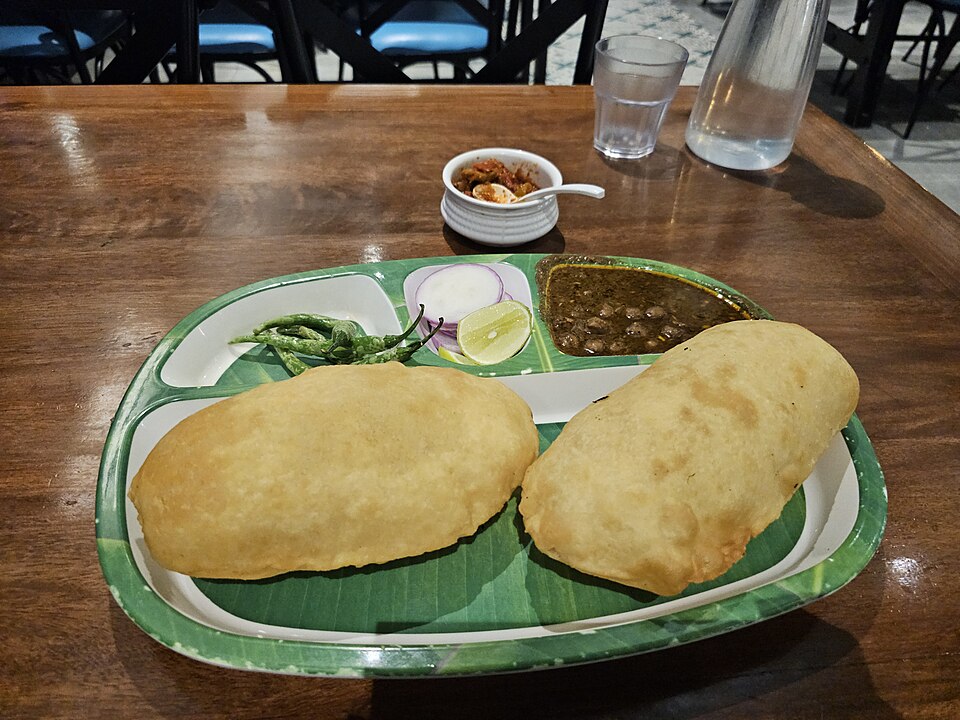 Any month in Delhi: Chole bhature