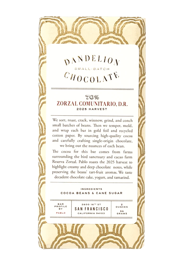 Zorzal Comunitario 70% bar